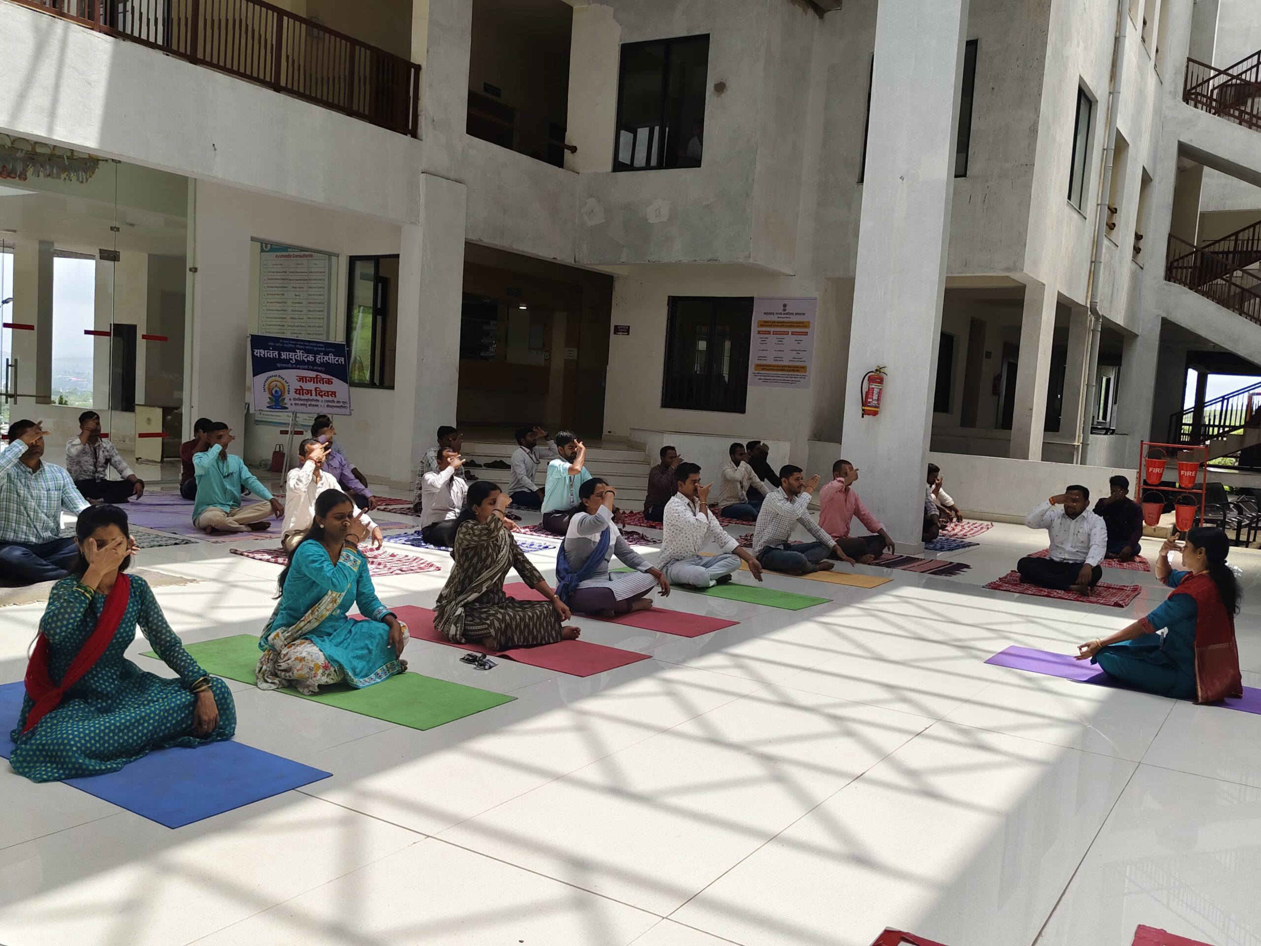 21st June 2024 Yoga for Self and Society 10th International Day of Yoga 2024 Celebration at Campus