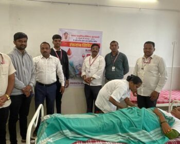 Blood Donation Camp and free health checkup camp on the occation of Pradeep Patil (Baba) 10th Death Anniversary