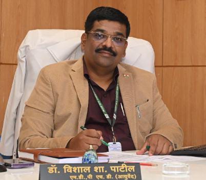 Dr. Vishal Shamrao Patil M.D., Ph.D. (Ayurved), M.B.A. Principal, Medical Superintendent & Professor